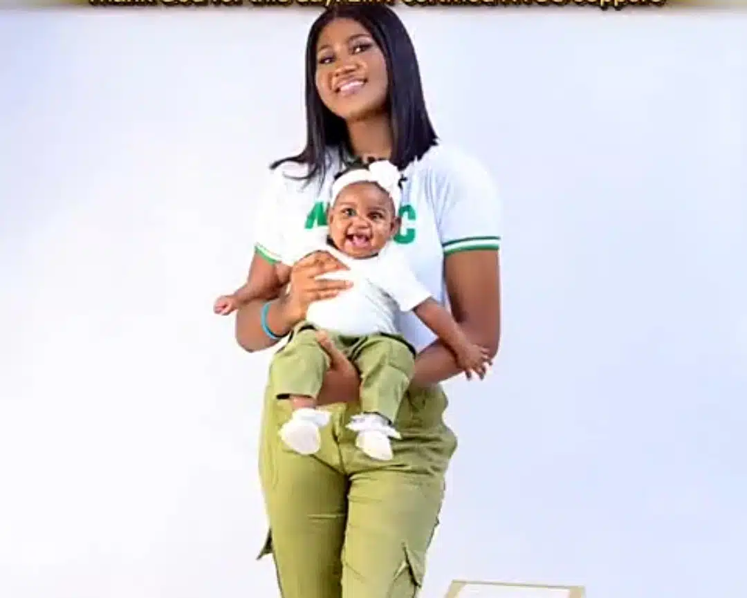 Nigerian lady starts NYSC empty-handed, returns with a baby