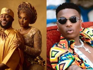 Man drags Wizkid for being the only celebrity who didn't show up for Davido's wedding