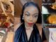 Nigerian lady flaunts food from Davido and Chioma's wedding