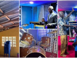 Father in shock as son transforms his village church into modern one, passionately blesses him