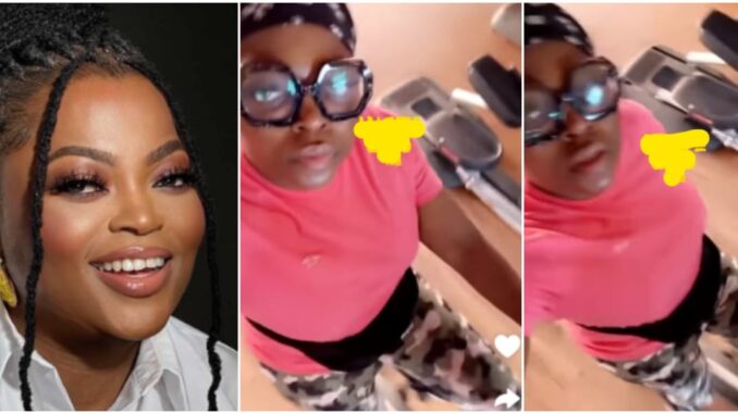 Funke Akindele spotted at gym hours after critic asked her to lose weight 