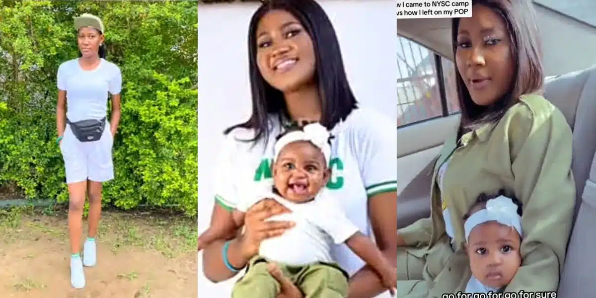 Nigerian lady starts NYSC empty-handed, returns with a baby