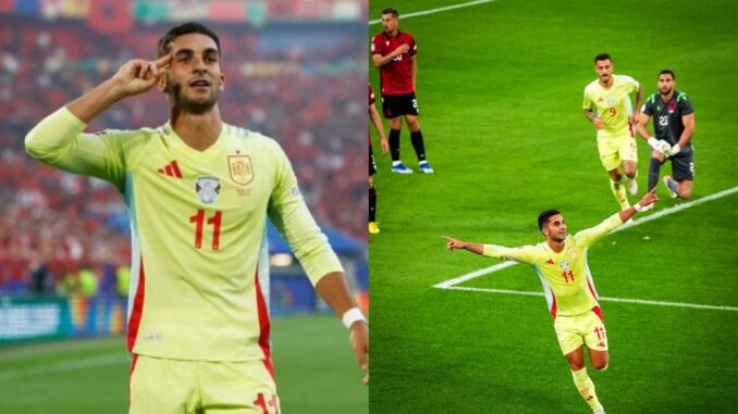 Spain finish top in Group B with win against eliminated Albania