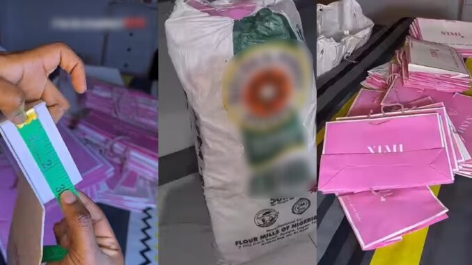 Online vendor heartbr0ken after printing company damaged her branded paper bag worth N200k (VIDEO)