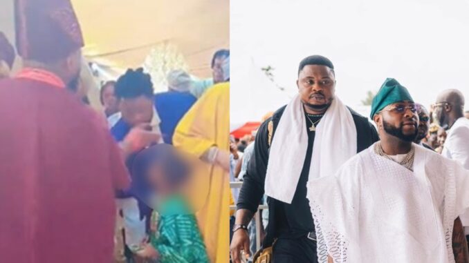 "My boss didn't sl@p me, he only cautioned me" – Davido's bodyguard speaks on video of the singer seemingly sl@pping him at his wedding.