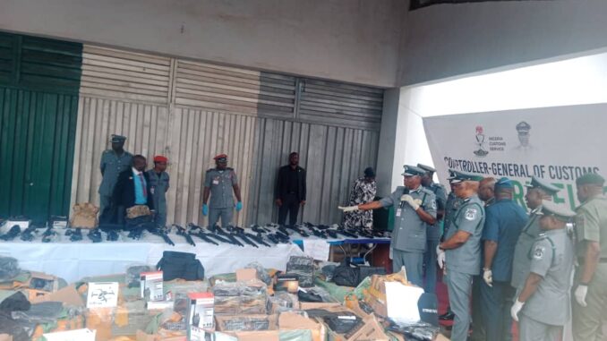 Again, Nigeria Customs Intercepts N270m Weapons At Lagos Airport 