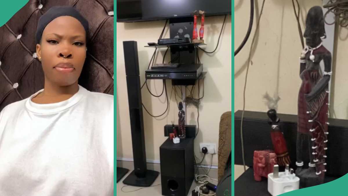 Lady Shares Video of Scary Things She Saw in House of Online Friend Whom She Visited for First Time