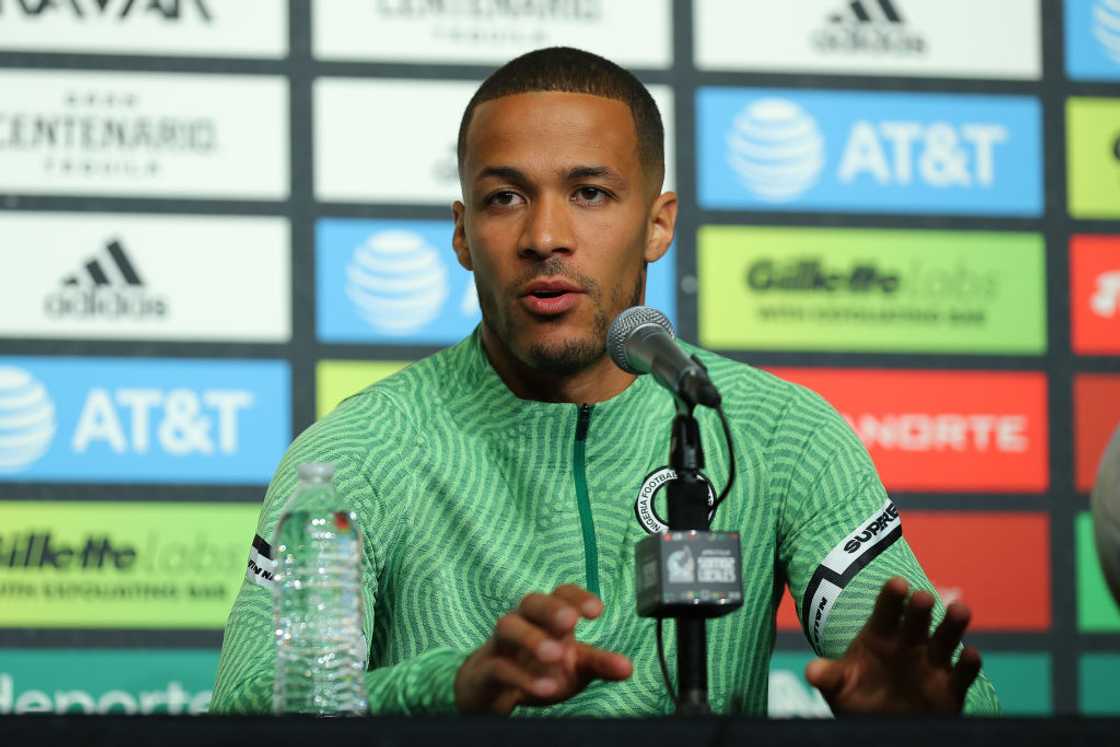 William Troost-Ekong at AT&T Stadium in Arlington, Texas.