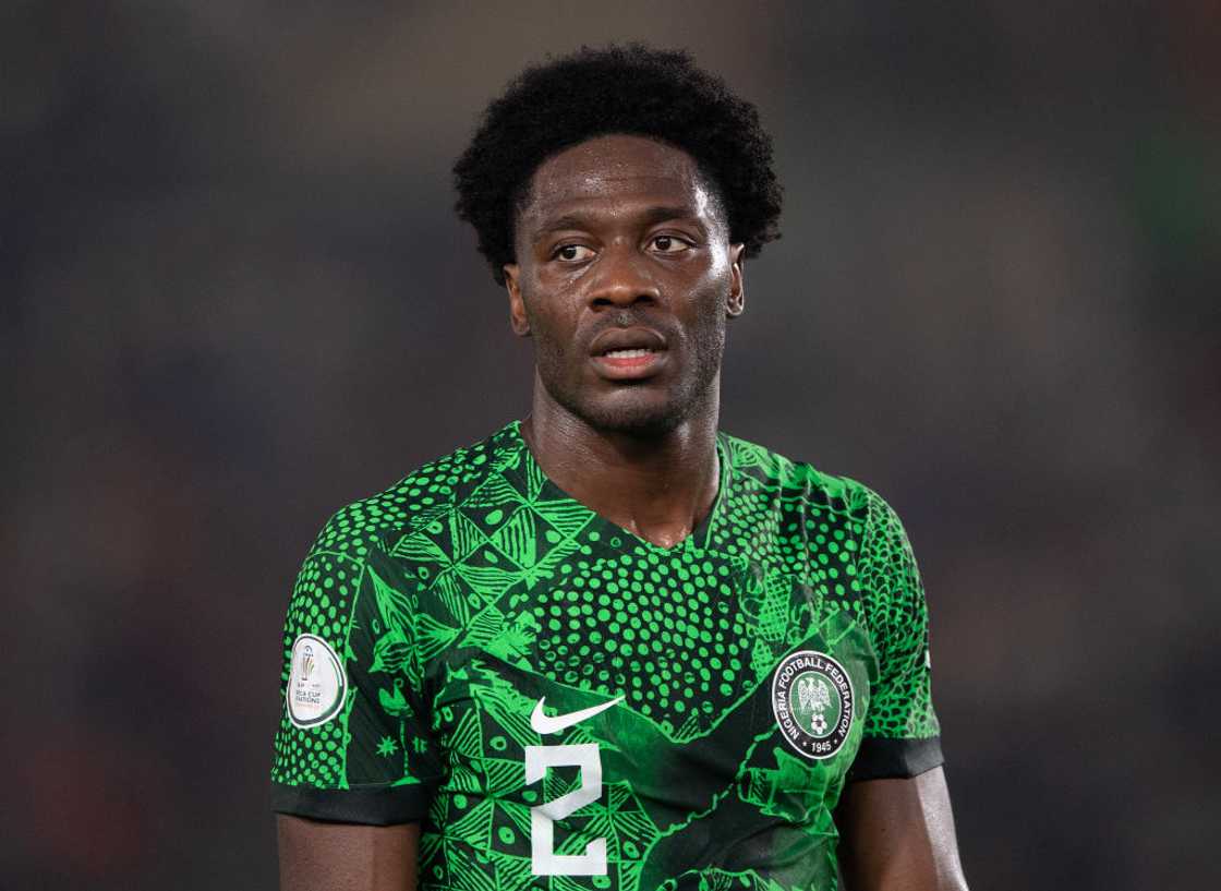 Ola Aina at Stade Felix Houphouet-Boigny in Abidjan, Ivory Coast.