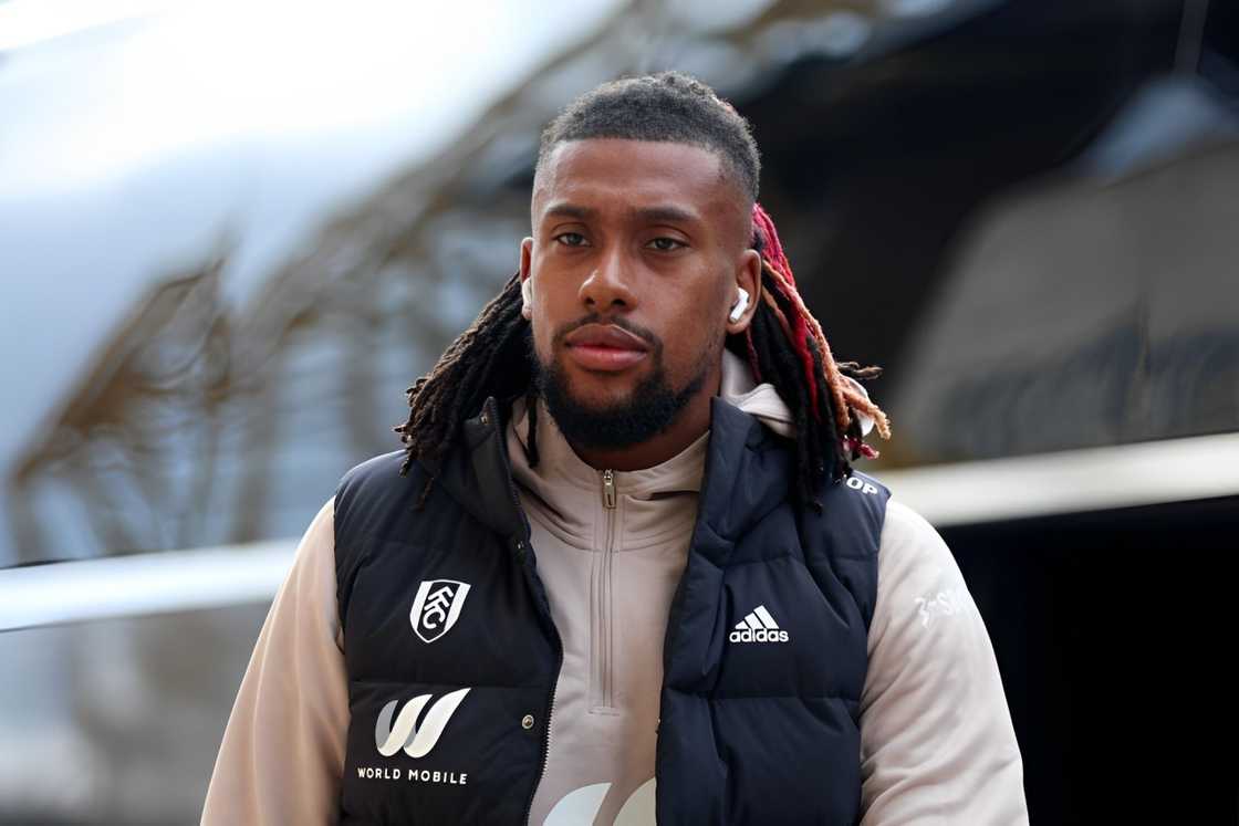 Alex Iwobi at Molineux in Wolverhampton, England.