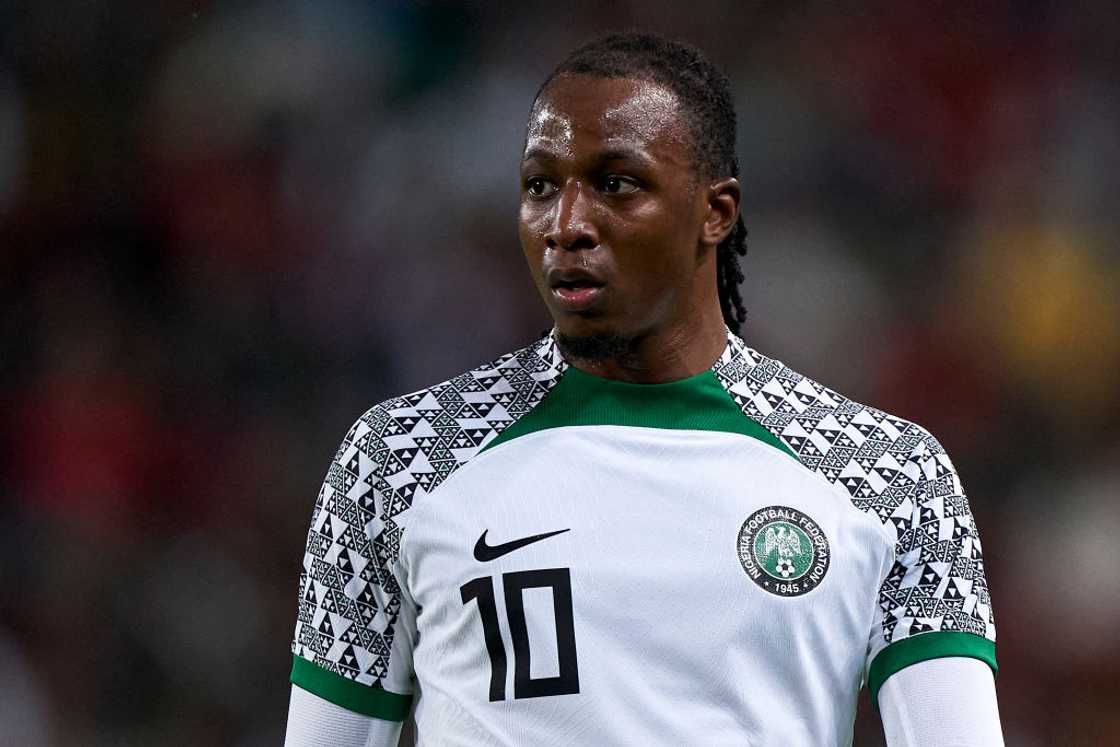 Joe Aribo at Estadio Jose Alvalade in Lisbon, Portugal.