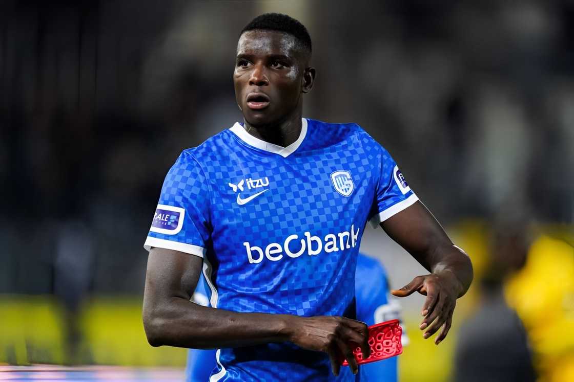 Paul Ebere Onuachu at the Stade du Pays in Charleroi, Belgium.