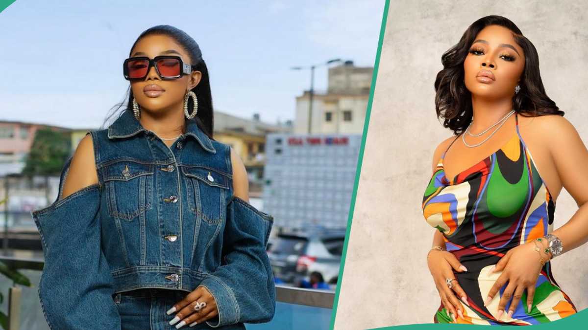 Toke Makinwa and Troll Trade Words Over Her Comment About Destruction of Properties During Protest