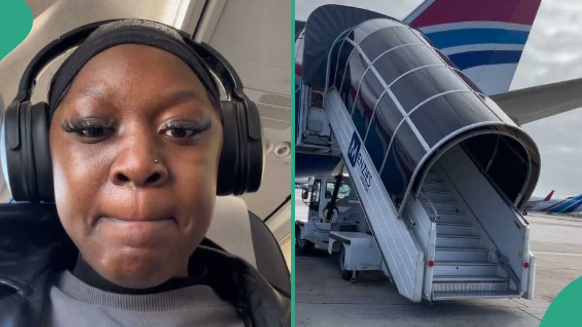 Tired Lady Takes Flight in Video and Returns to Her Parents' House, Says She Was Fighting Tears