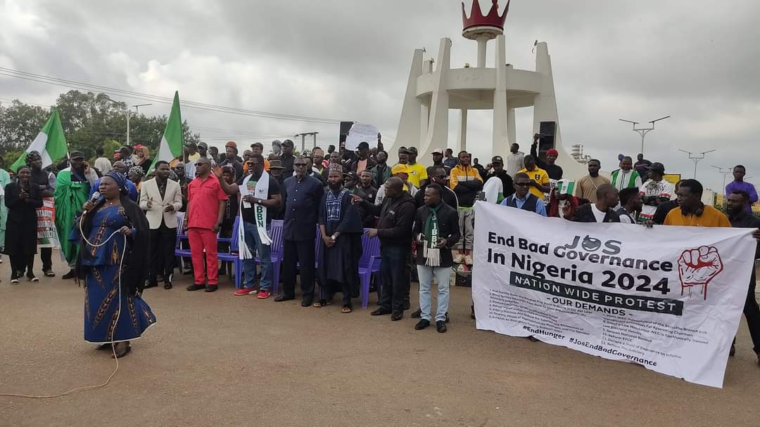 #EndBadGovernance Protesters Hold Interdenominational Service In Plateau