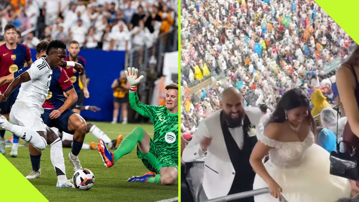 El Clasico: Newlywed Couple Spotted in Heart Melting Video at Real Madrid vs Barcelona Tie