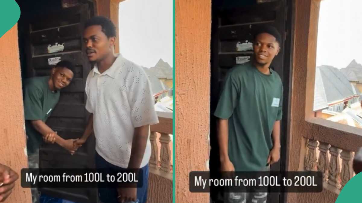 Blord Visits His Former Lodge in Anambra State University, Gives N100k to Student Living in His Room