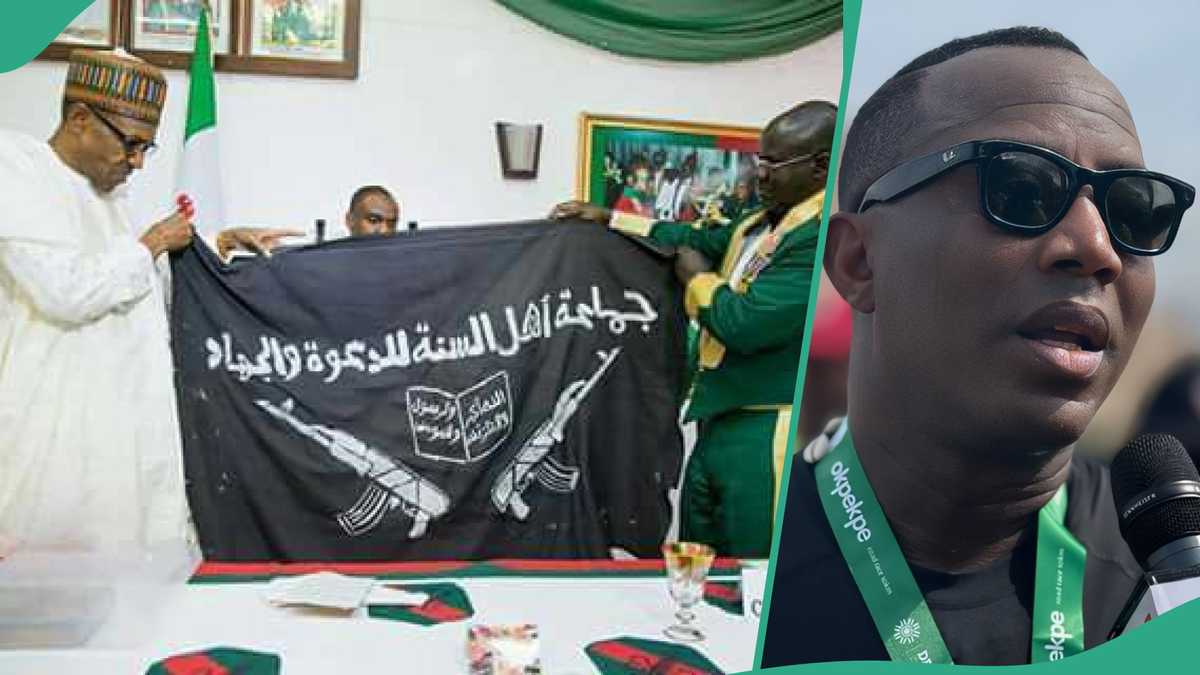 Fact-Check: Did Buhari, Buratai "Wave" Boko Haram Flag? Why Sowore's Claim Is Misleading