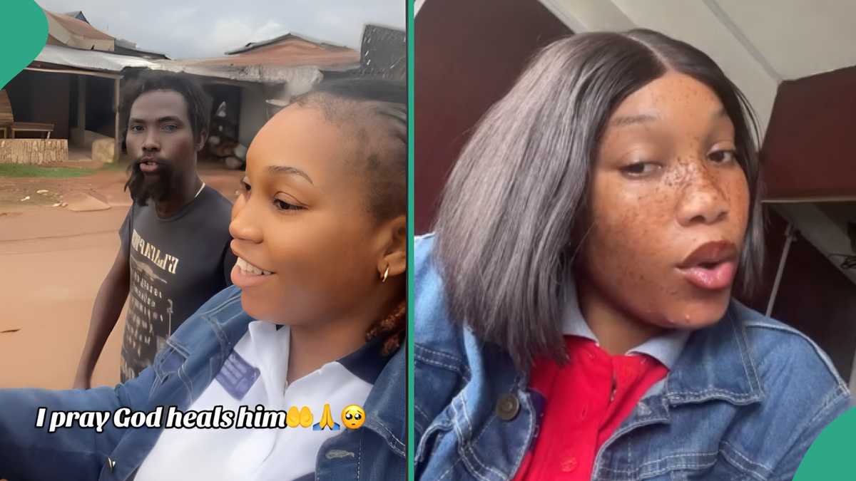 Lady Posts Her Male Friend Who Has Been Mentally Challenged Since Her SS1, Makes Video With Him