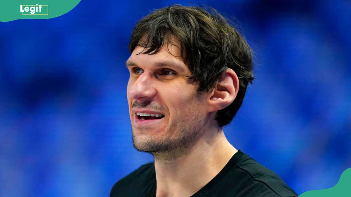 Boban Marjanovic at American Airlines Center in Dallas, Texas