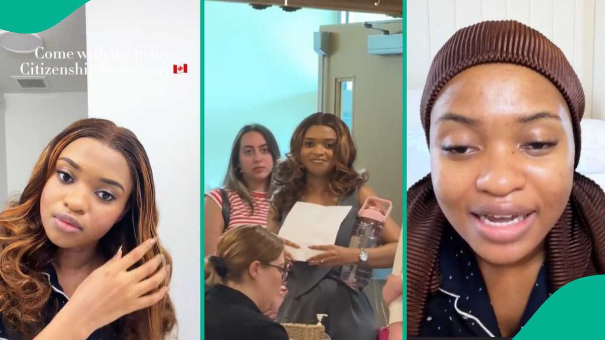 Nigerian Lady Celebrates Becoming a Canadian Citizen After Years of Study in UK