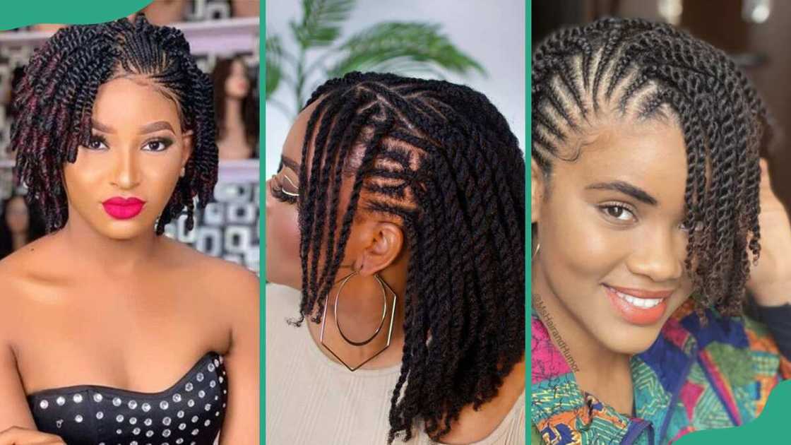 Short twists with cornrows