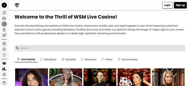 Bitcoin Live Casino