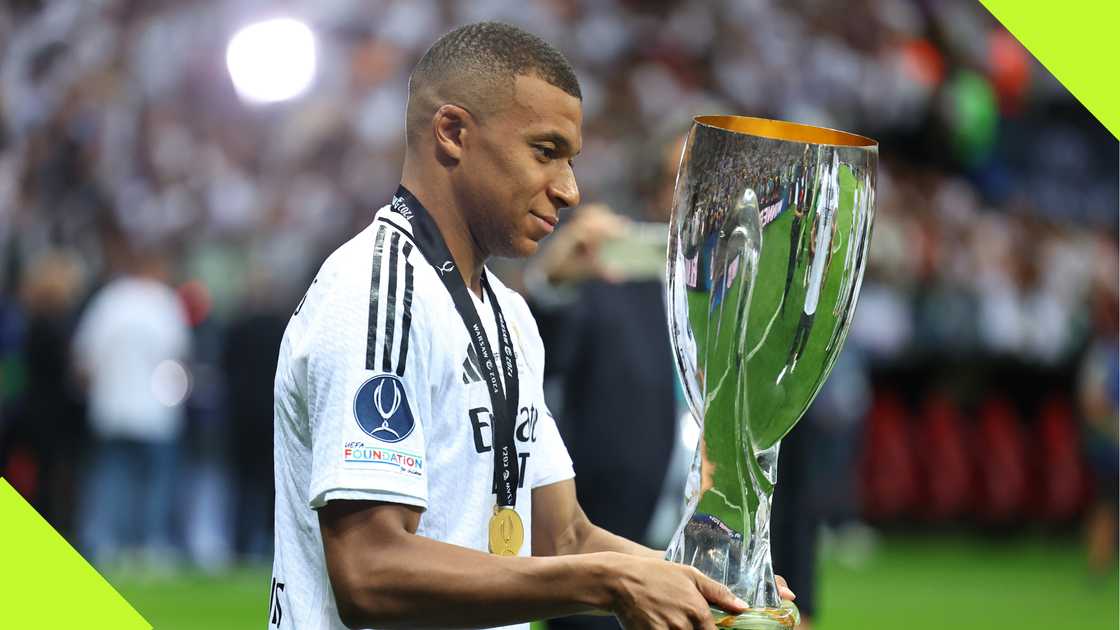 Kylian Mbappe has won the Super Cup with Real Madrid