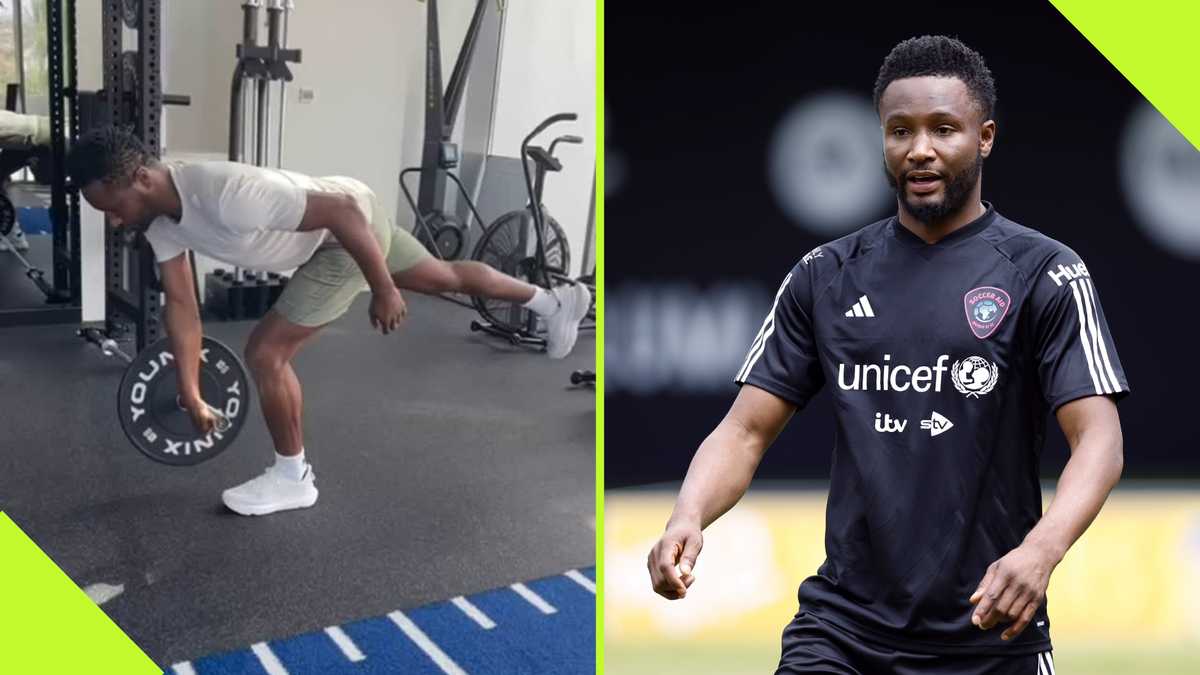 Mikel Obi Vibes to Omah Lay’s Holy Ghost During Gym Session