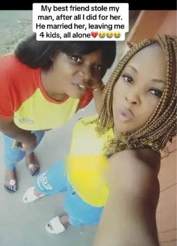 Lady calls out her bestie for allegedly snatching her man