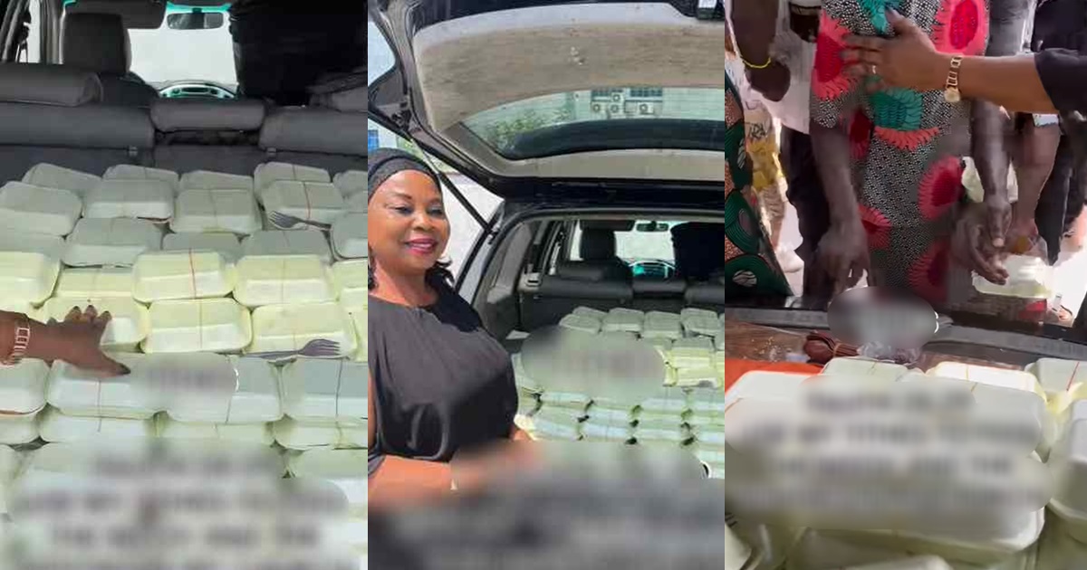 Businesswoman devises a new way to pay tithe as she feeds the needy and widows in her church (WATCH)