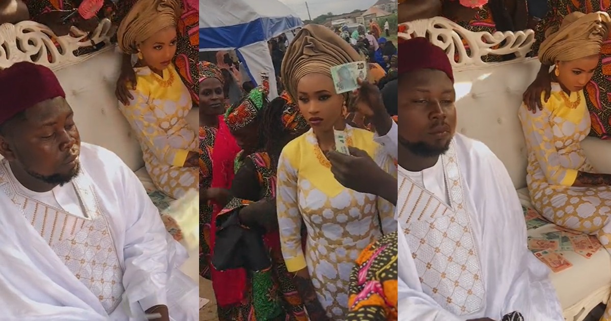 Viral video of groom and bride maintaining social distance at their wedding ceremony raises eyebrows (WATCH) 