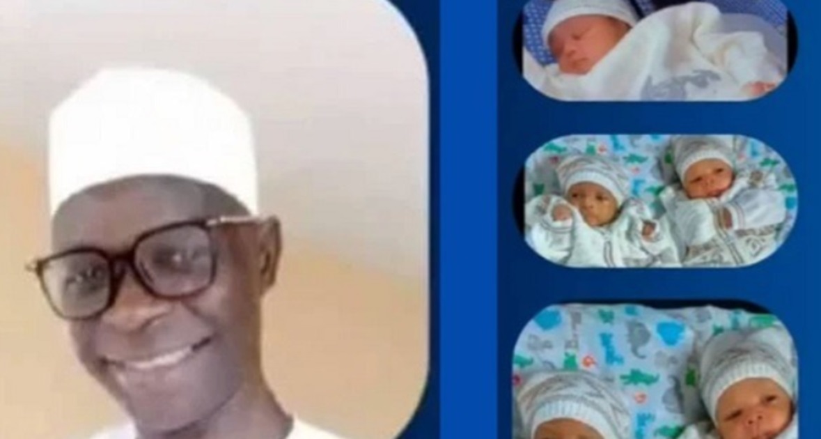 Nigerian man cr!es for help as wife delivers 11 babies between two months interval