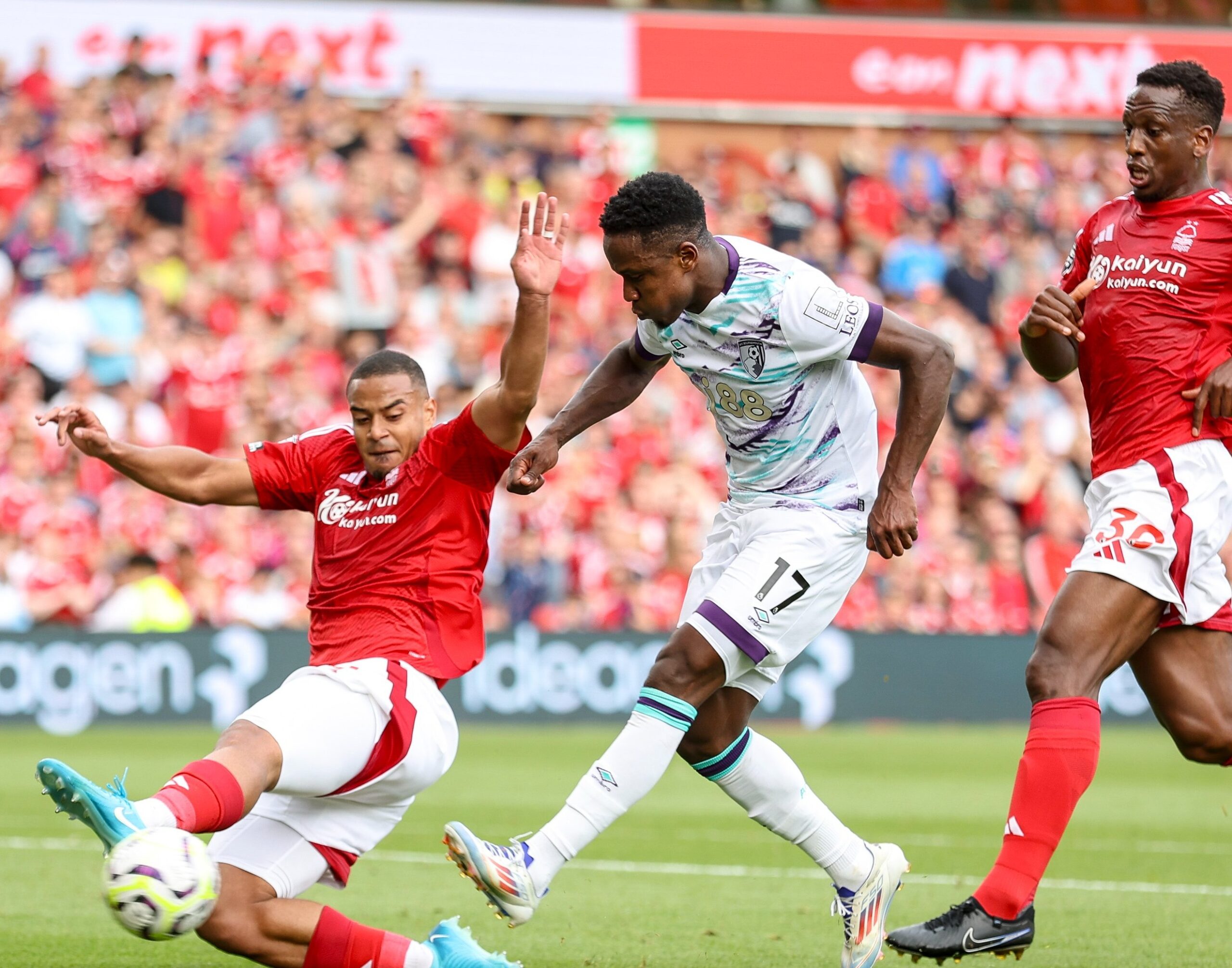 Aina, Awoniyi Feature As Forest Draw 1-1 Against Bournemouth, Aribo’s Southampton Lose At Newcastle