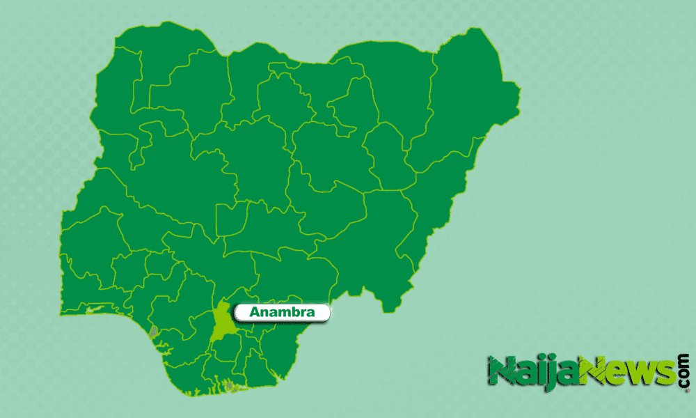 Map of Anambra State, Nigeria