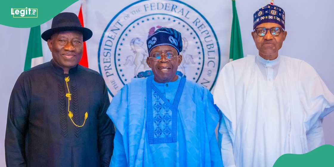 Breaking news: Details of Tinubu’s meeting with Buhari, Jonathan, Ribadu, 36 state governors emerge