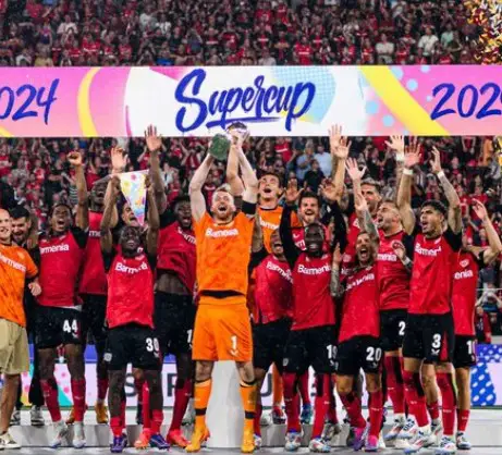 Boniface On Target As Leverkusen Beat Stuttgart On Penalties, Clinch First German Super Cup Title