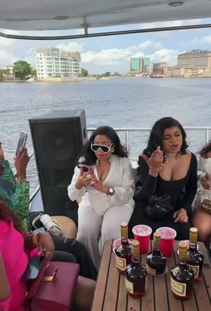 Celebrities storm boat cruise for Bobrisky release party [VIDEO]