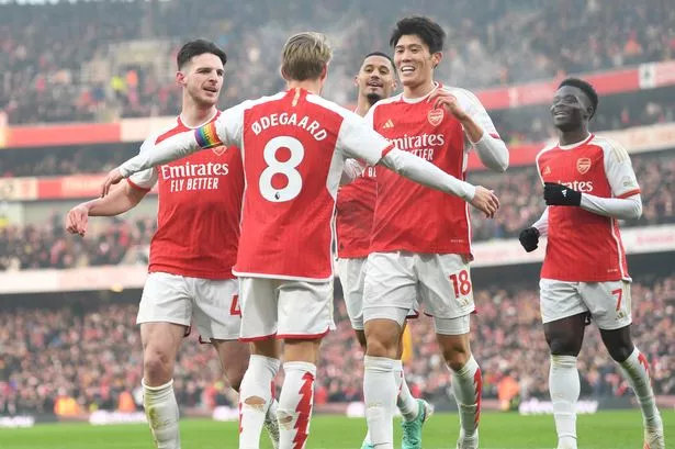 EPL: Arsenal beat Aston Villa 2-0 at Villa park