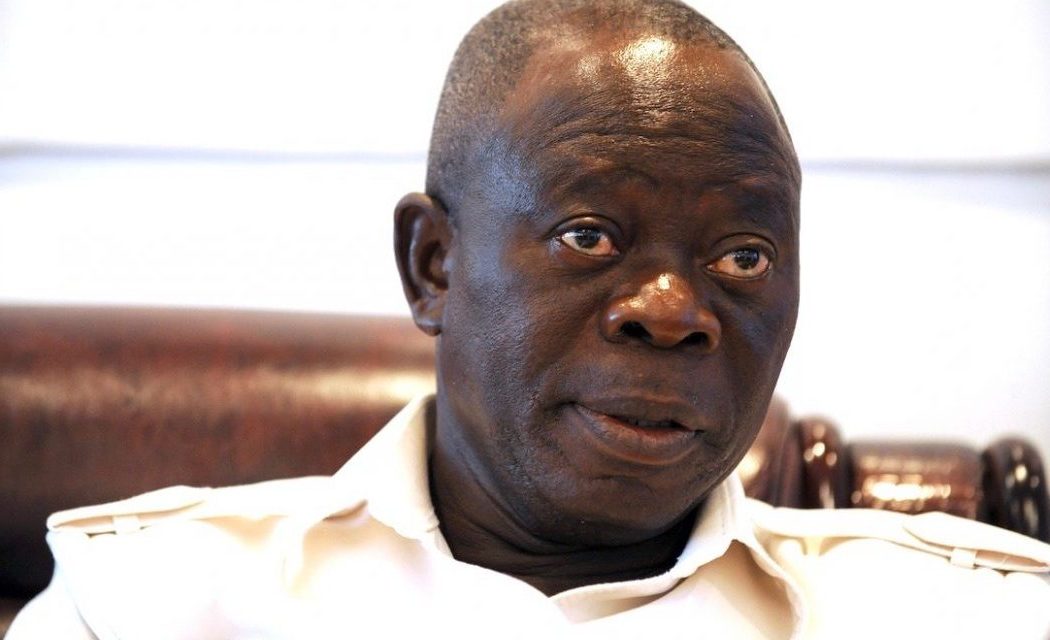 EndBadGovernance: No room for military takeover, change Tinubu govt – Oshiomhole