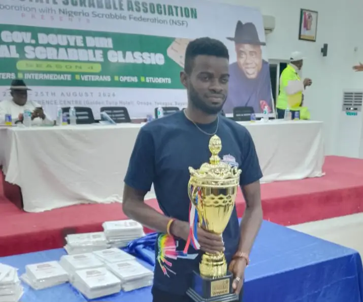 Nwali Retains Title At Governor Diri National Scrabble Championship