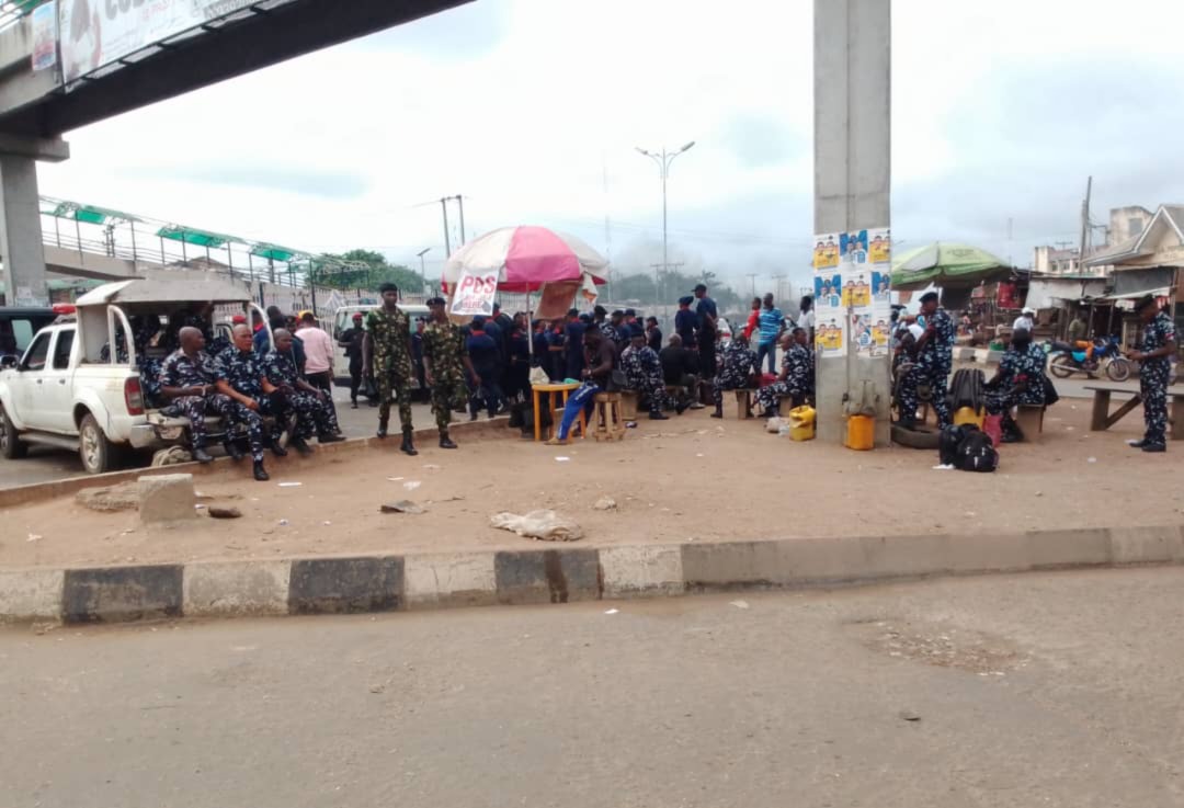 Heavy Security Presence As Commercial Activities Partially Paralysed In Ogun