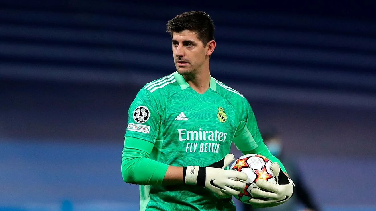 He’s like Eden Hazard – Courtois tells Real Madrid star to calm down