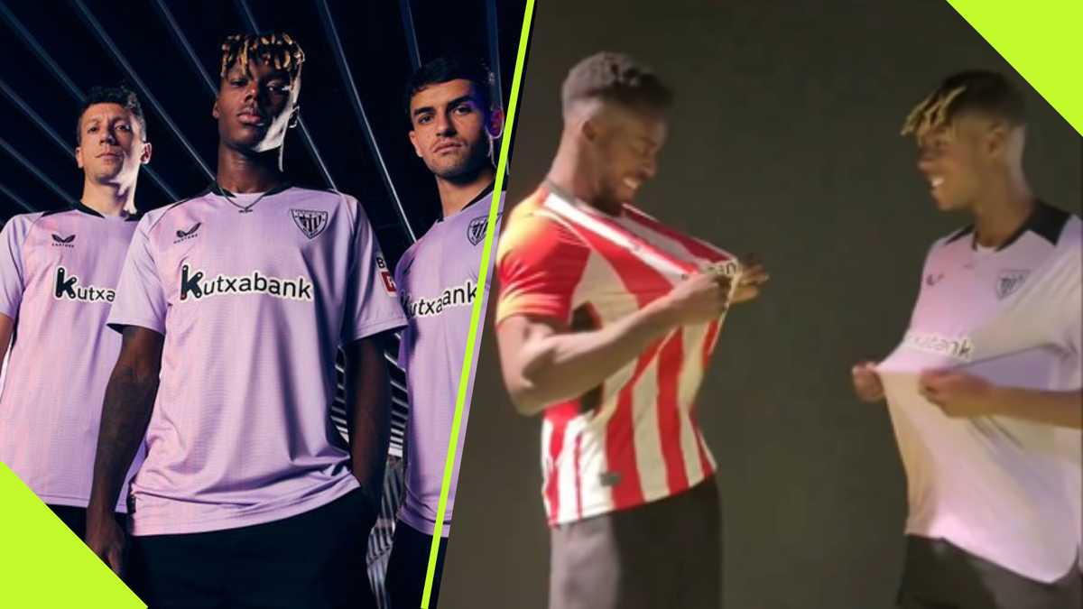 Inaki and Nico Williams Share Brotherly Moment as They Unveil New Athletic Bilbao Jerseys: Video