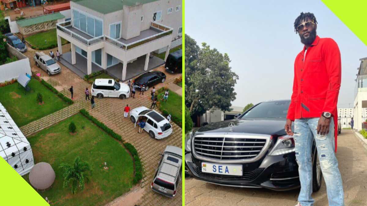 Inside Emmanuel Adebayor’s Exotic SEA Mansion With Customised Pool and Luxury Car Collection