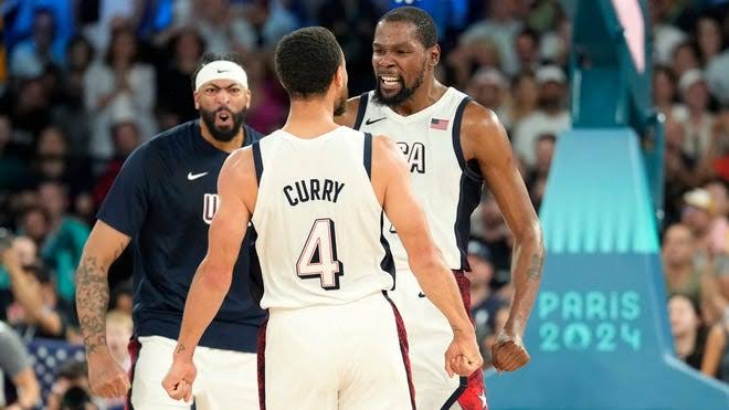 Paris 2024 Men’s Basketball Final:  Durant Steps Up To Starting Role For USA Vs France