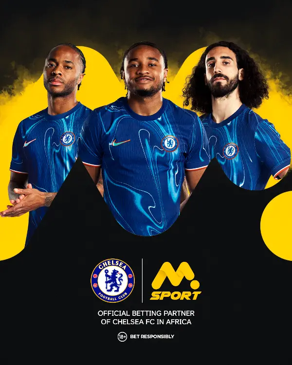 MSport Announces New Partnership With Chelsea FC As Official Betting Partner In Africa