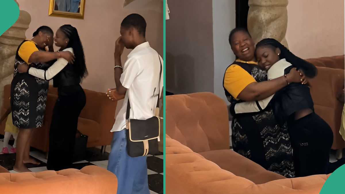 Nigerian Lady Makes Unexpected Return Home after 9 Years Abroad, Her Mum's Reaction Melts Hearts