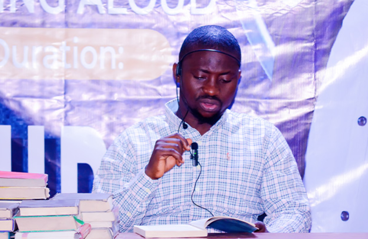 Nigerian man reads aloud for 215 hours, smashes Guinness World Record