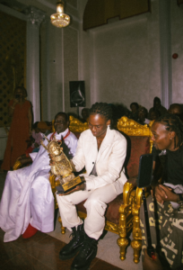 Oba Of Benin Honours Afro-Beat Singer Rema With a Royal Plaque (IMAGES)